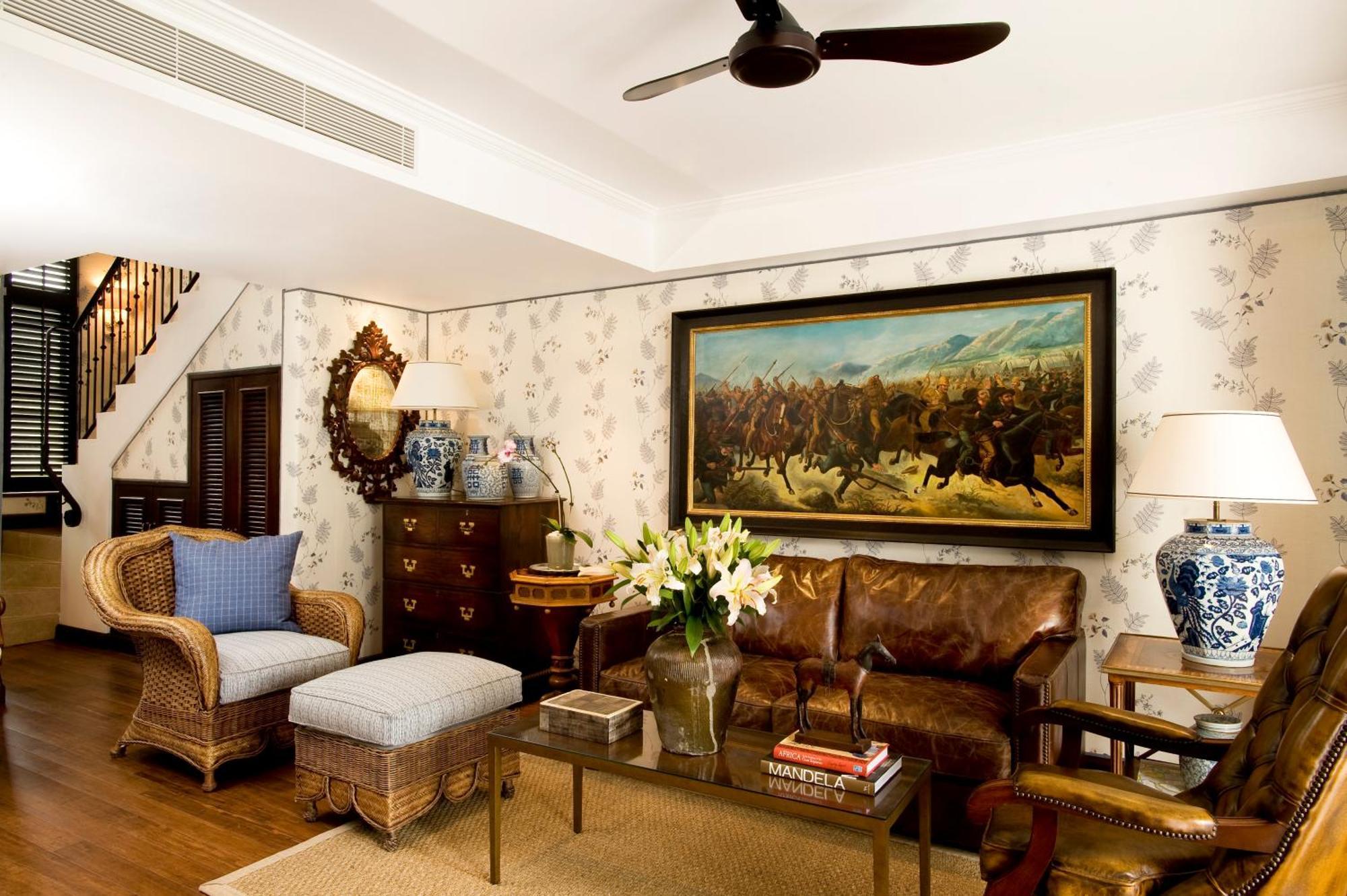 Hotel The Oyster Box Umhlanga Rocks Zimmer foto A living room